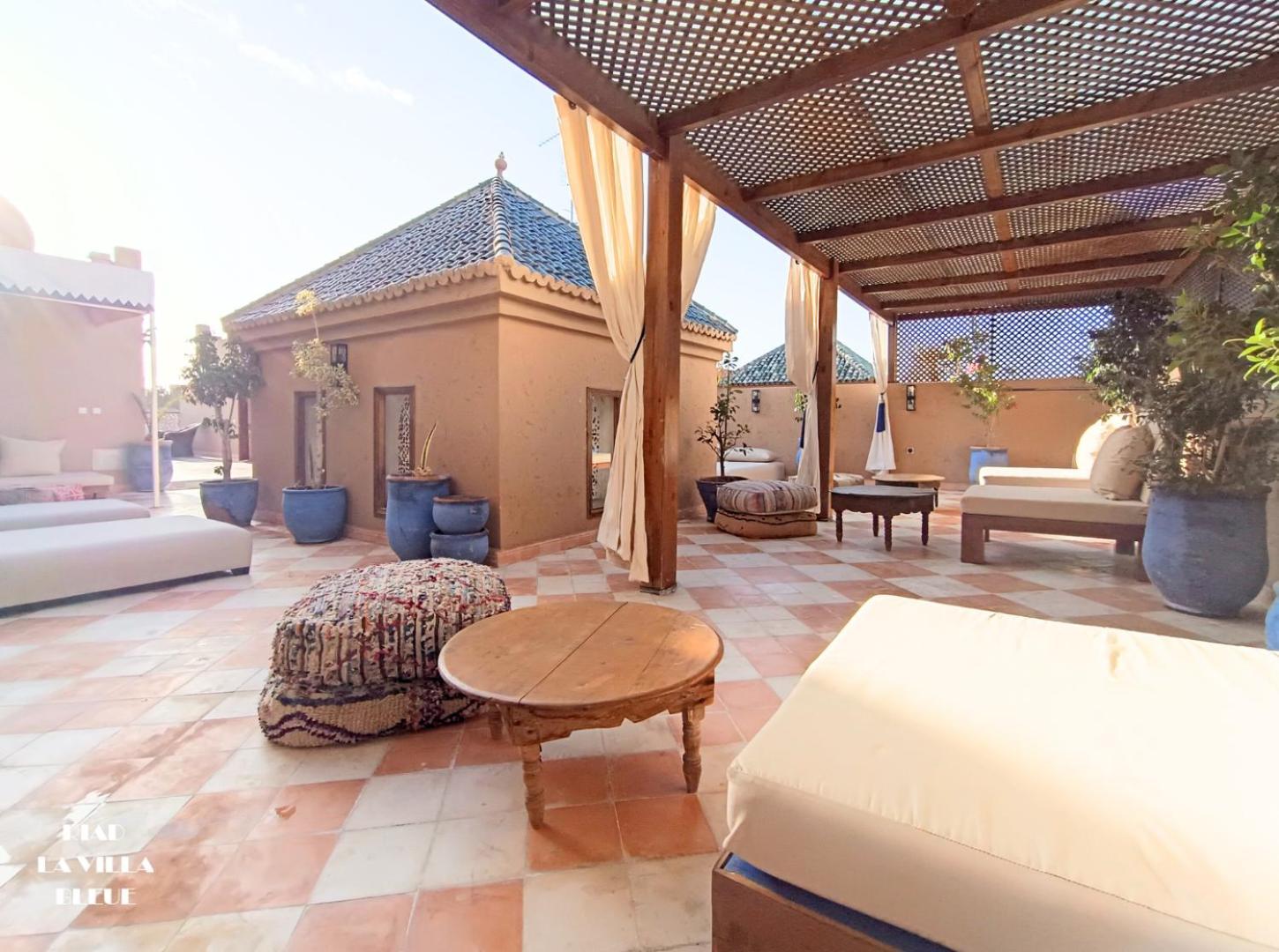 Riad La Villa Bleue & Spa Marrakesh Exterior photo